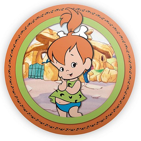 Capa Painel Redondo Sublimado - Pedrita