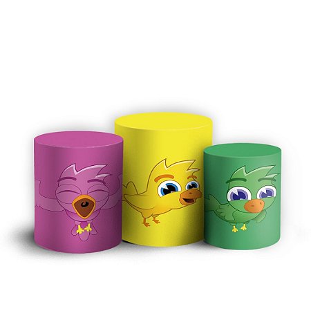 Capas Trio Cilindro Sublimado Vest Facil - Mundo Bita