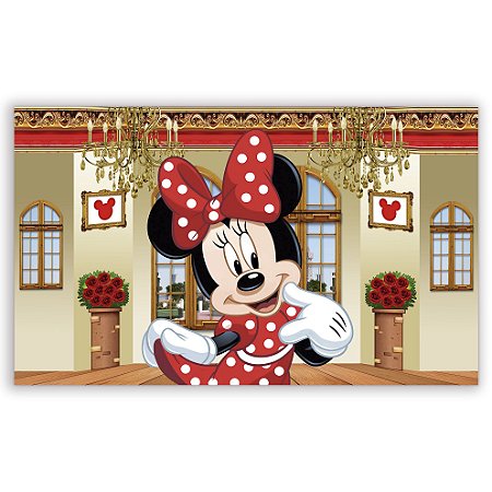 Capa Painel Retangular Sublimado - Minnie Realeza