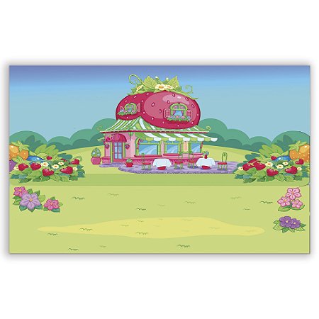 Capa Painel Retangular Sublimado - Moranguinho