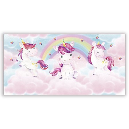 Capa Painel Retangular Sublimado - Unicornio