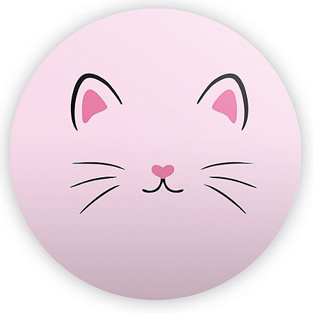 Capa Mini Painel Sublimado - Gato Rosa