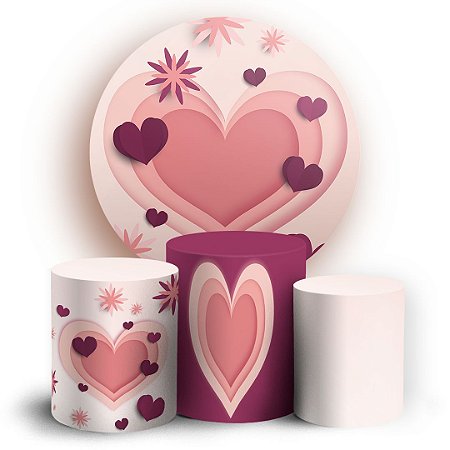 Capas Painel Redondo e Trio Cilindro Sublimado - ????????