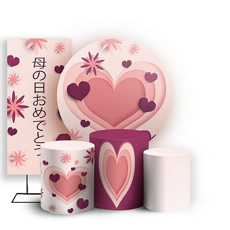 Capas Painel Redondo Trio Cilindro e Faixa Lateral Sublimado - ????????