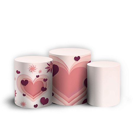 Capas Trio Cilindro Sublimado Vest Facil - Dia das Maes