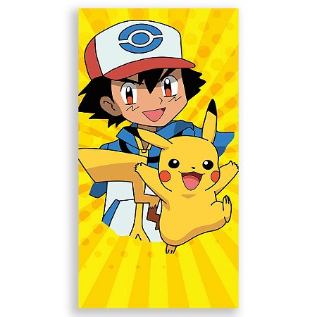 Capa Faixa Lateral Sublimado - Pokemon