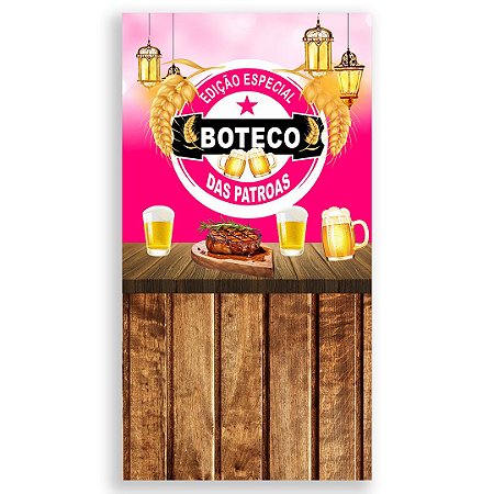 Capa Faixa Lateral Sublimado - Boteco Das Patroas