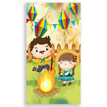 Faixa Lateral - Festa Junina - Sublimado 3D