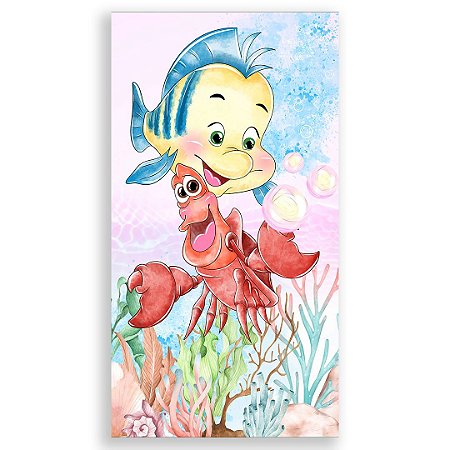 Capa Faixa Lateral Sublimado - Ariel Aquarela