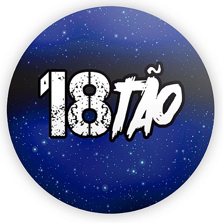 Capa Painel Redondo Sublimado - 18 Anos