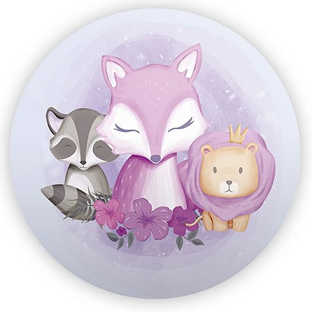 Capa Painel Redondo Sublimado - Safari