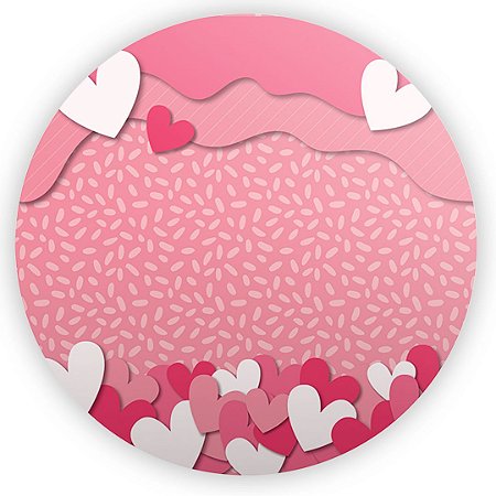 Capa Painel Redondo Sublimado - Dia das Maes