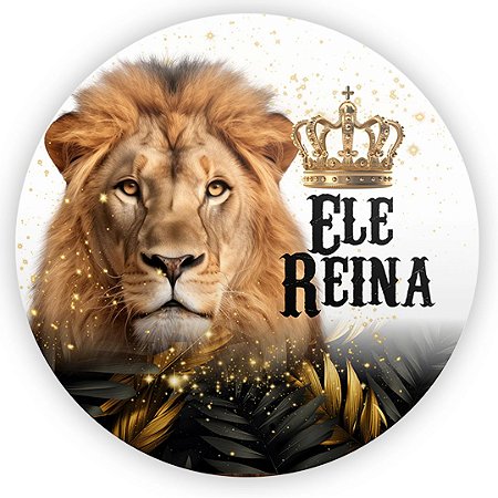 Capa Painel Redondo Sublimado - Jesus Leao De Juda