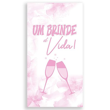 Capa Faixa Lateral Sublimado - Um Brinde a Vida