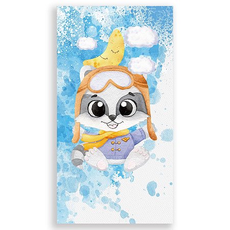 Capa Faixa Lateral Sublimado - Ursinho