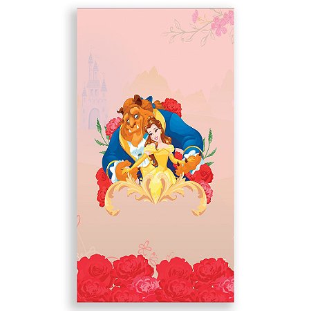 Capa Faixa Lateral Sublimado - Bela e a Fera