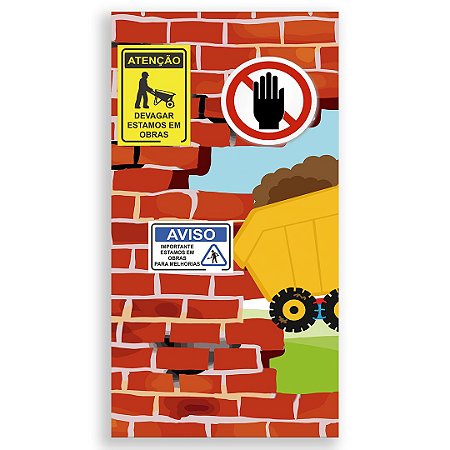 Capa Faixa Lateral Sublimado - Construcao