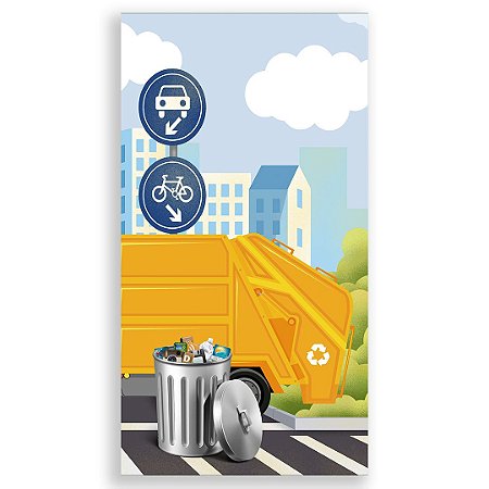 Capa Faixa Lateral Sublimado - Reciclagem