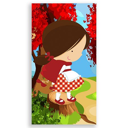 Faixa Lateral - Chapeuzinho - Sublimado 3D