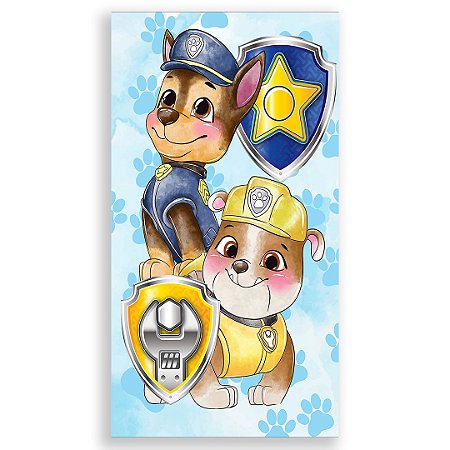 Capa Faixa Lateral Sublimado - Patrulha Canina