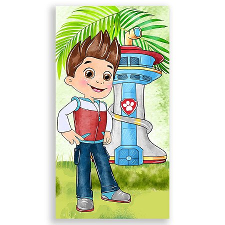 Capa Faixa Lateral Sublimado - Patrulha Canina