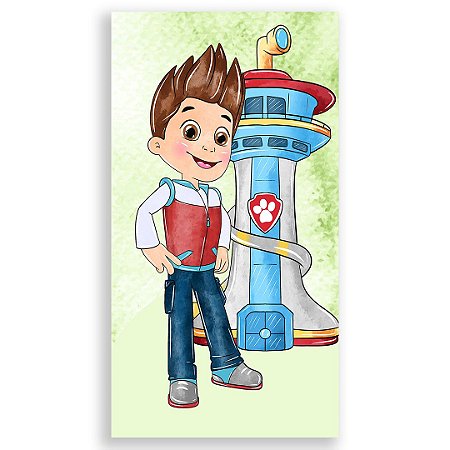 Capa Faixa Lateral Sublimado - Patrulha Canina