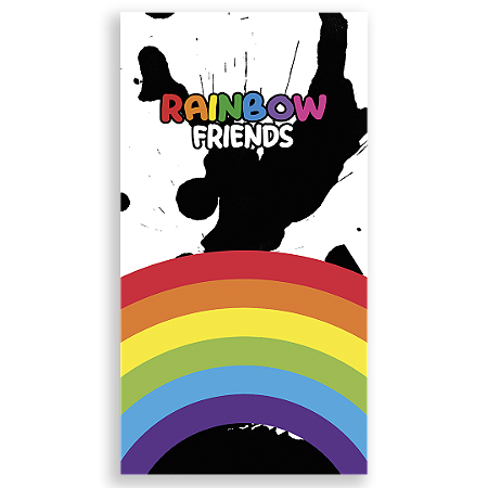 Capa Faixa Lateral Sublimado - Rainbow Friends