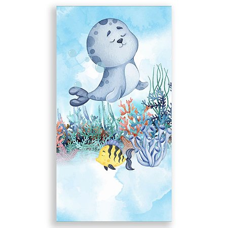 Capa Faixa Lateral Sublimado - Fundo Do Mar