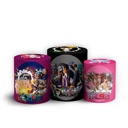 Capas Trio Cilindro Sublimado Vest Facil - One Piece