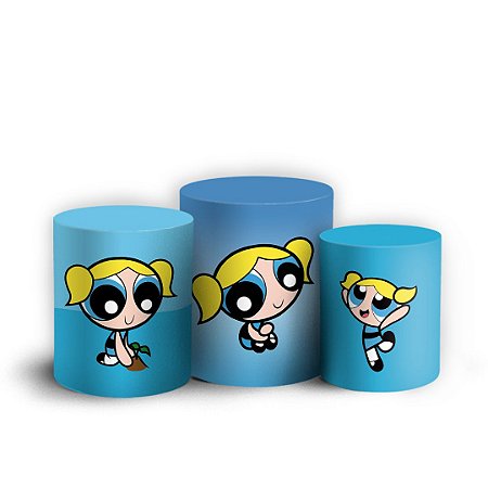 Capas Trio Cilindro Sublimado Vest Facil - As Meninas Super Poderosas Lindinha