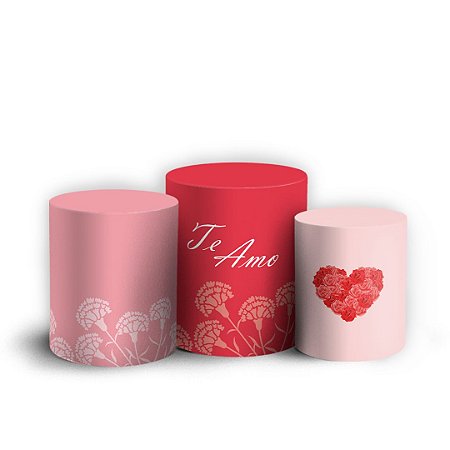 Capas Trio Cilindro Sublimado Vest Facil - Dia das Mães