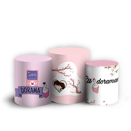 Capas Trio Cilindro Sublimado Vest Facil - Dorama