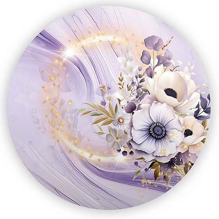 Capa Mini Painel Sublimado - 15 Anos Floral