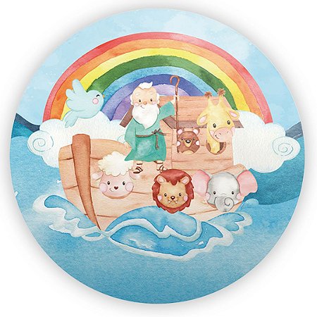 Capa Mini Painel Sublimado - Arca de Noe