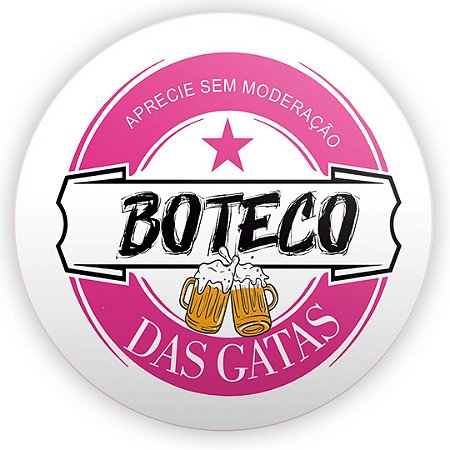 Capa Mini Painel Sublimado - Boteco Rosa