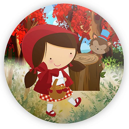 Mini Painel - Chapeuzinho - Sublimado 3D