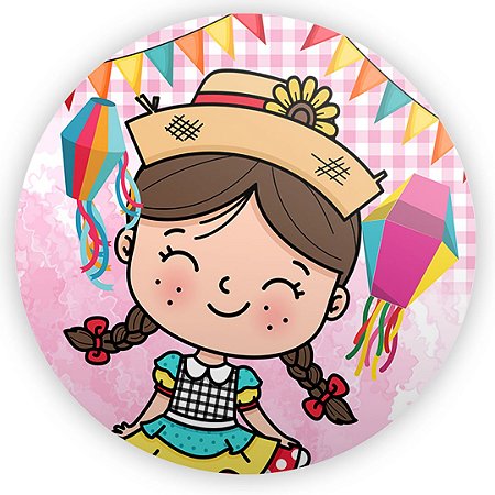 Capa Mini Painel Sublimado - Festa Junina