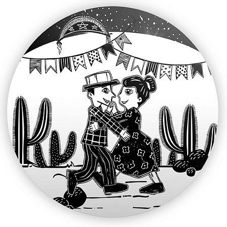 Capa Mini Painel Sublimado - Festa Junina