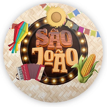 Capa Mini Painel Sublimado - Festa Junina