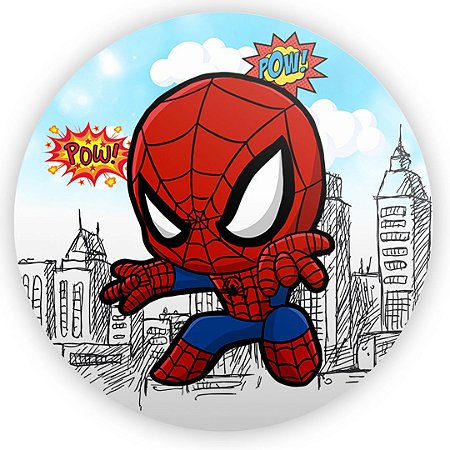 Capa Mini Painel Sublimado - Homem Aranha Baby