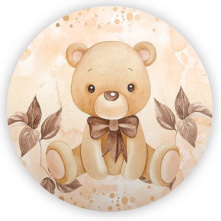 Capa Mini Painel Sublimado - Ursinho Marrom