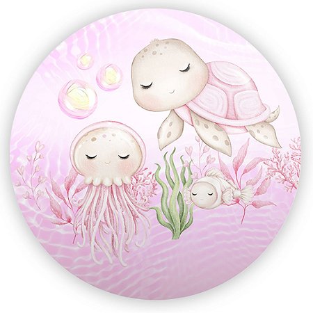 Capa Mini Painel Sublimado - Fundo Do Mar