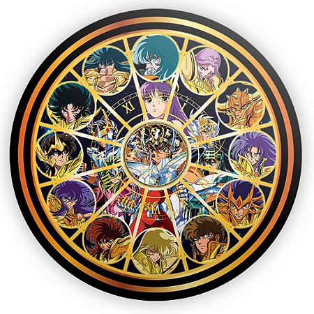 Capa Mini Painel Sublimado - Cavaleiros do Zodiaco