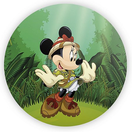 Capa Mini Painel Sublimado - Mickey Safari