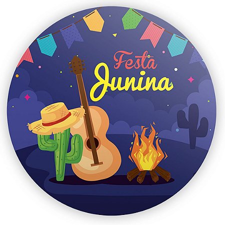 Capa Mini Painel Sublimado - Festa Junina