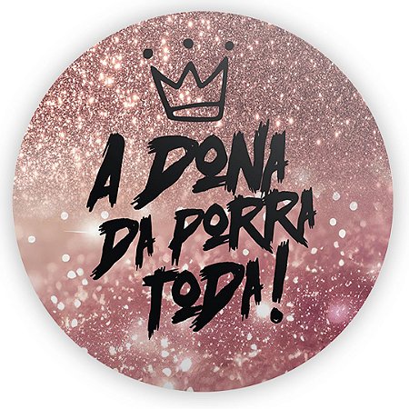 Capa Mini Painel Sublimado - Dona Da Porra Toda