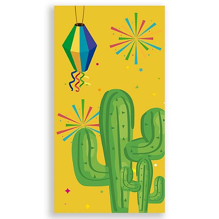 Faixa Lateral - Festa Junina - Sublimado 3D