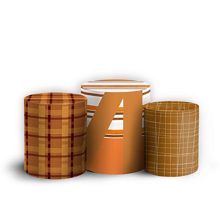 Capas Trio Cilindro Sublimado Vest Facil - Chaves Baby