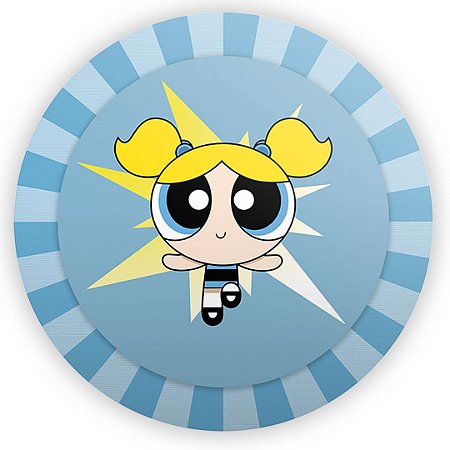 Capa Painel Redondo Sublimado - Lindinha As Meninas Super Poderosas