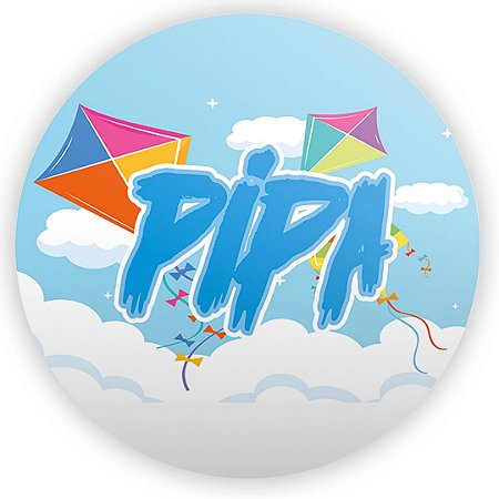 Capa Painel Redondo Sublimado - Pipa